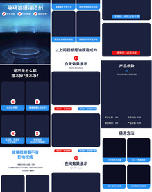 玻璃油膜清洁剂玻璃水详情页描述