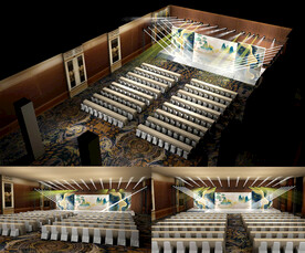 C4D酒店活动效果图