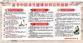 夏季中医养生海报