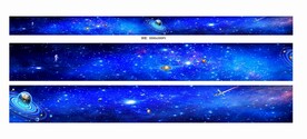 蓝色星空长图