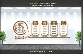 道德讲堂文化墙