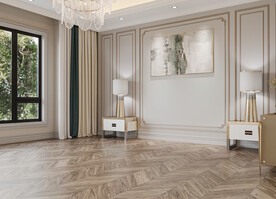 现代极简 轻奢卧室 空场景