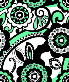 平面几何循环花纹