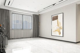 现代极简 轻奢客厅 空场景