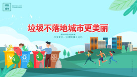 简约大气垃圾分类标识