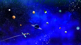 蓝色星空