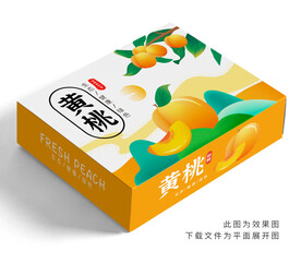 黄桃包装礼盒