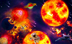 星空软膜天花背景