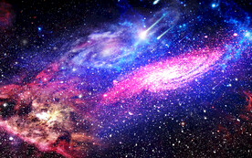 紫色星空