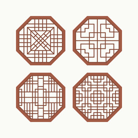 八边形窗花格