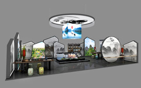 古风新中式文化展台