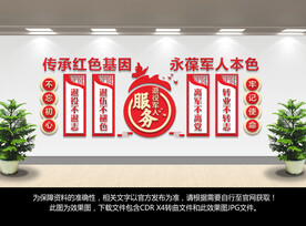 退役军人服务站文化墙