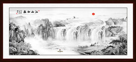 水墨山水画