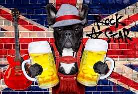 啤酒酒吧背景图