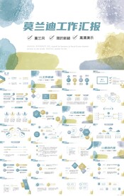 高级感莫兰迪工作总结汇报PPT