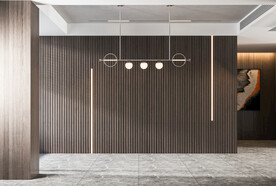 现代极简 轻奢餐厅 空场景