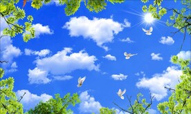 蓝天白云