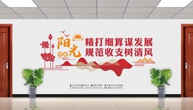 阳光财政文化墙
