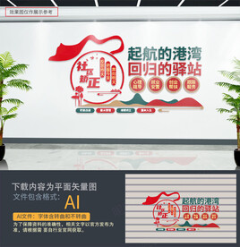 社区矫正文化墙