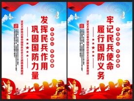 民兵宣传标语