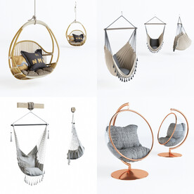 现代北欧休闲沙发椅凳