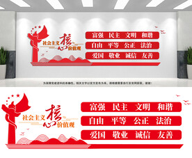 核心价值观文化墙