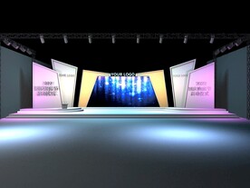 舞美效果图舞台简约舞台舞美