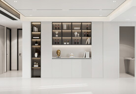 现代餐客厅场景