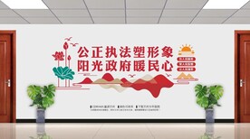 阳光政府文化墙