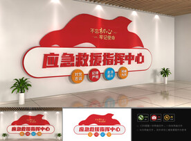 应急救援指挥中心文化墙