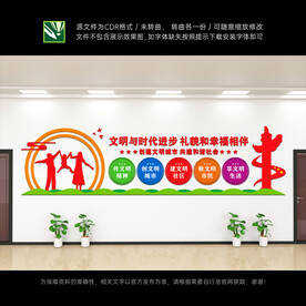 文明城市文化墙