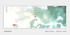 中国风玄关意境装饰画