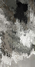 深灰抽象色块笔触拼接油画玄关