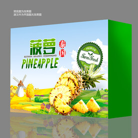 菠萝包装礼盒