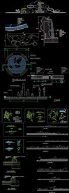 园林水景图纸