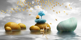 时来运转装饰画