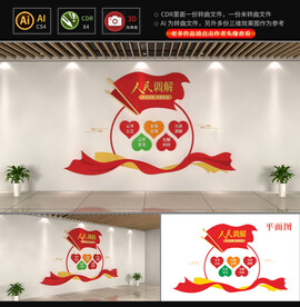 人民调解文化墙