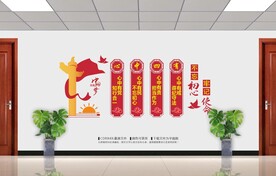 心中四有党建文化墙