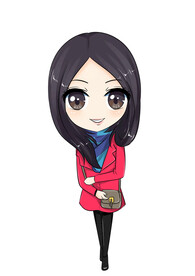 原创Q版卡通女士图片