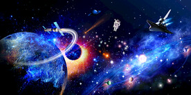 唯美星空地球