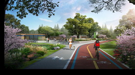 绿道景观设计效果图