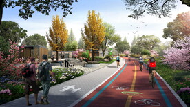 绿道景观设计效果图