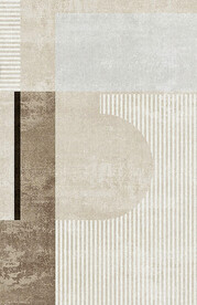 几何线侘寂ins风北欧抽象地毯