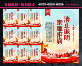 廉政展板