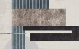 北欧简约现代几何客厅地毯