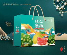 柚子包装 蜜柚礼盒