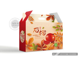 石榴包装 平面图