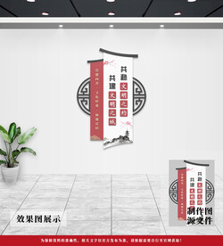 创建文明城市文化墙