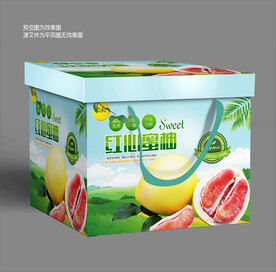 红心蜜柚包装