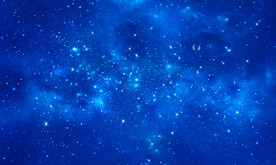 蓝色星空背景